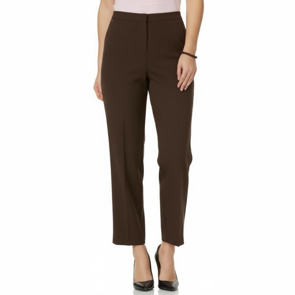 Laura Scott Women's Size 4P Petite Dress Pants Ankle Length Tummy Control NWT